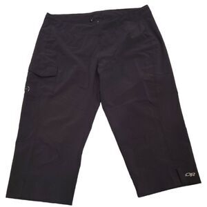 Outdoor Research Pants Womens Medium Black Hiking Capri Active Outdoor